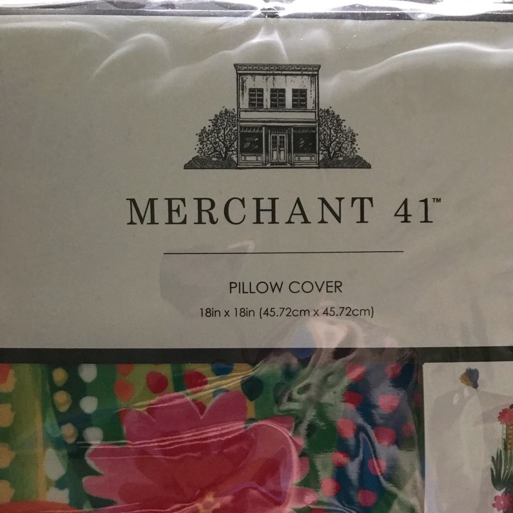 18” by 18” pillow case succulent cactus - Picture 6 of 7